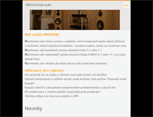 Tablet Screenshot of nirvanahifi.cz